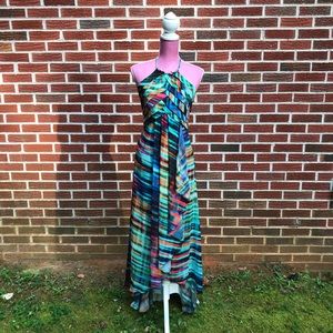 Oh BABY! It’s Bebe -Multicolor Hi-Low Dress Sz 2